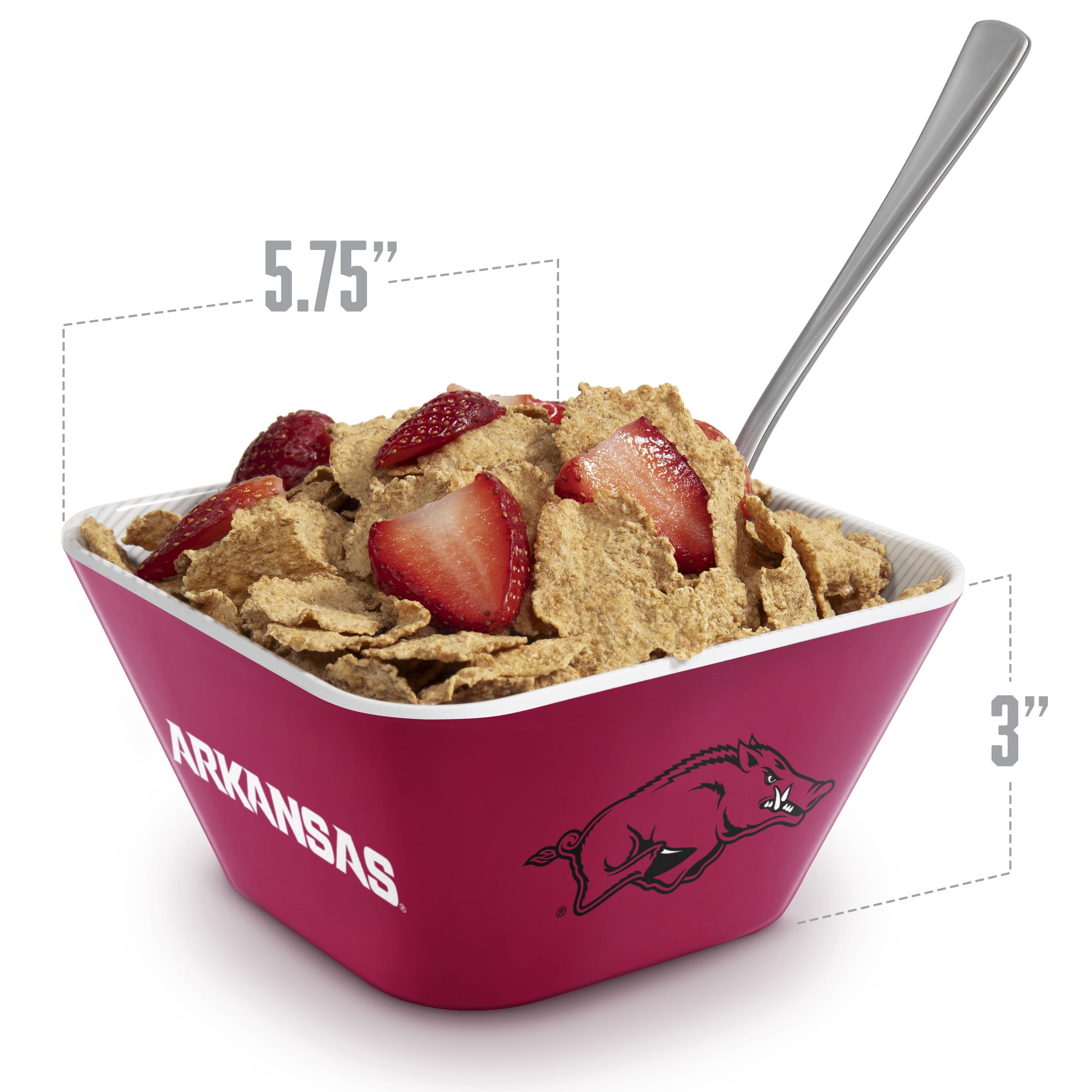 YouTheFan NCAA Arkansas Razorbacks Small Snack Bowl