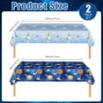 thumbnail image 2 of 2 Pack Space Tablecloth Plastic 54 X 108inch, First Trip Around The Sun Decorations Table Cloth Disposable Outer Space Table Covers for Kids Birthday Baby Shower Party Supplies, 2 of 4