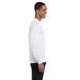 thumbnail image 4 of Hanes Beefy-T T-Shirt à Manches Longues pour Hommes, m, Blanc, 4 of 4