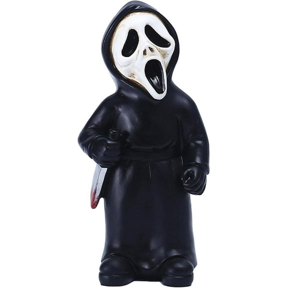 IROOZIGOTO Ghost Face Merch Grim Reaper Vampire Man Ghostface Figure Halloween Figure Horror Action Figures Christmas Ornament, Movie Gifts
