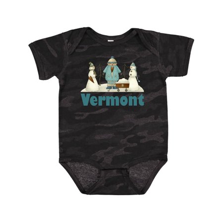 

Inktastic Cute Vermont Snow Kids Gift Baby Boy or Baby Girl Bodysuit
