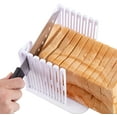 thumbnail image 2 of Bread Slicer for Homemade Bread, Adjustable Toast Slicing Guide, Slices Evenly Loaf Cutting Guide, Foldable Sandwich Bagel Cutter Machine, 2 of 7