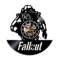thumbnail image 1 of Reloj de pared Fallout con disco de vinilo anime de 30 cm, color negro, 1 of 1