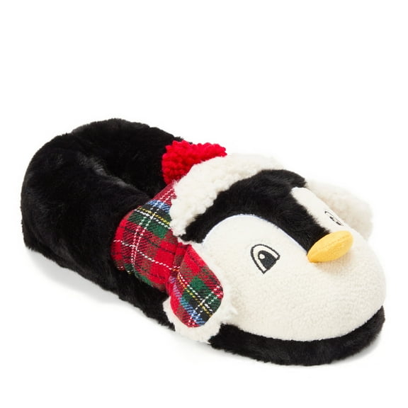 Dearfoams Unisex Adult Animal Closed Back House Slipper - Penguin