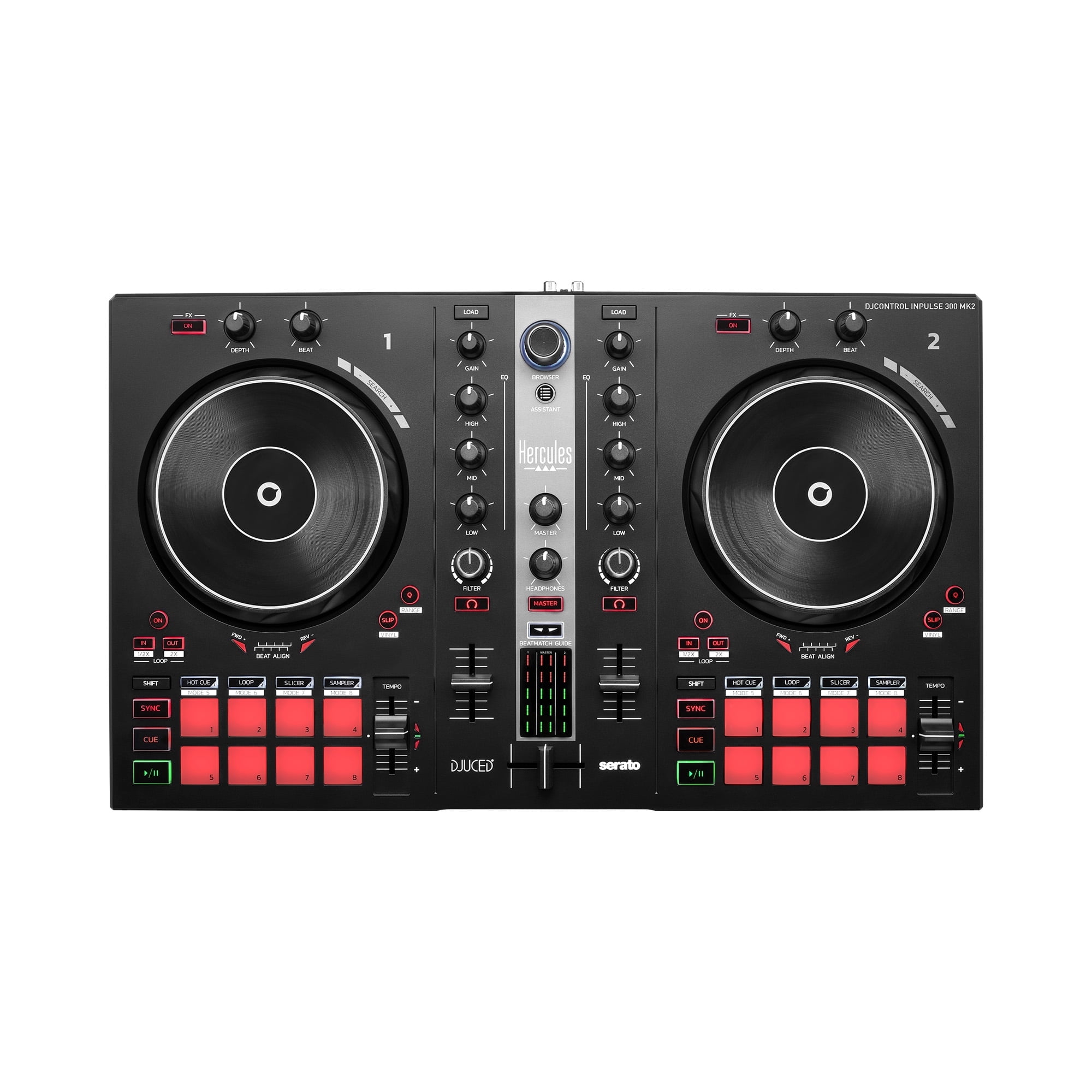 Hercules DJ Control Inpulse 200 MK2: Complete Starter Kit Learning