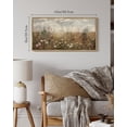 thumbnail image 4 of Drsoum Vintage Landscape Wall Art Meadow Wildflower Field Wall Prints Classic Retro Farmhouse Rustic Decorations for Living Room Bedroom 8x16in Natural Framed, 4 of 6