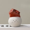 thumbnail image 5 of 1pc Natural Crystal "Dou Ding" Rough Stone Set | 【Clay Base】 Epidote | 50g Energy Stones, 5 of 8