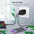 thumbnail image 4 of USB C Block with 2PACK USB C Cables 6ft,AILKIN 40W PD Type C Charger Block USB Wall Charger Adapter Plug USB C Brick Power Delivery Fast Charge Quick Charging Charger Block,White, 4 of 8