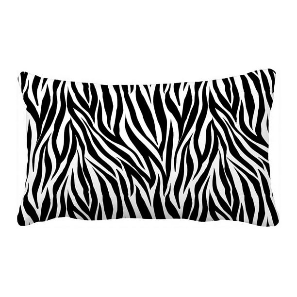 ECZJNT Animal Zebra Zebra Stripe Pillow Case Cover Set 20x30 Inch