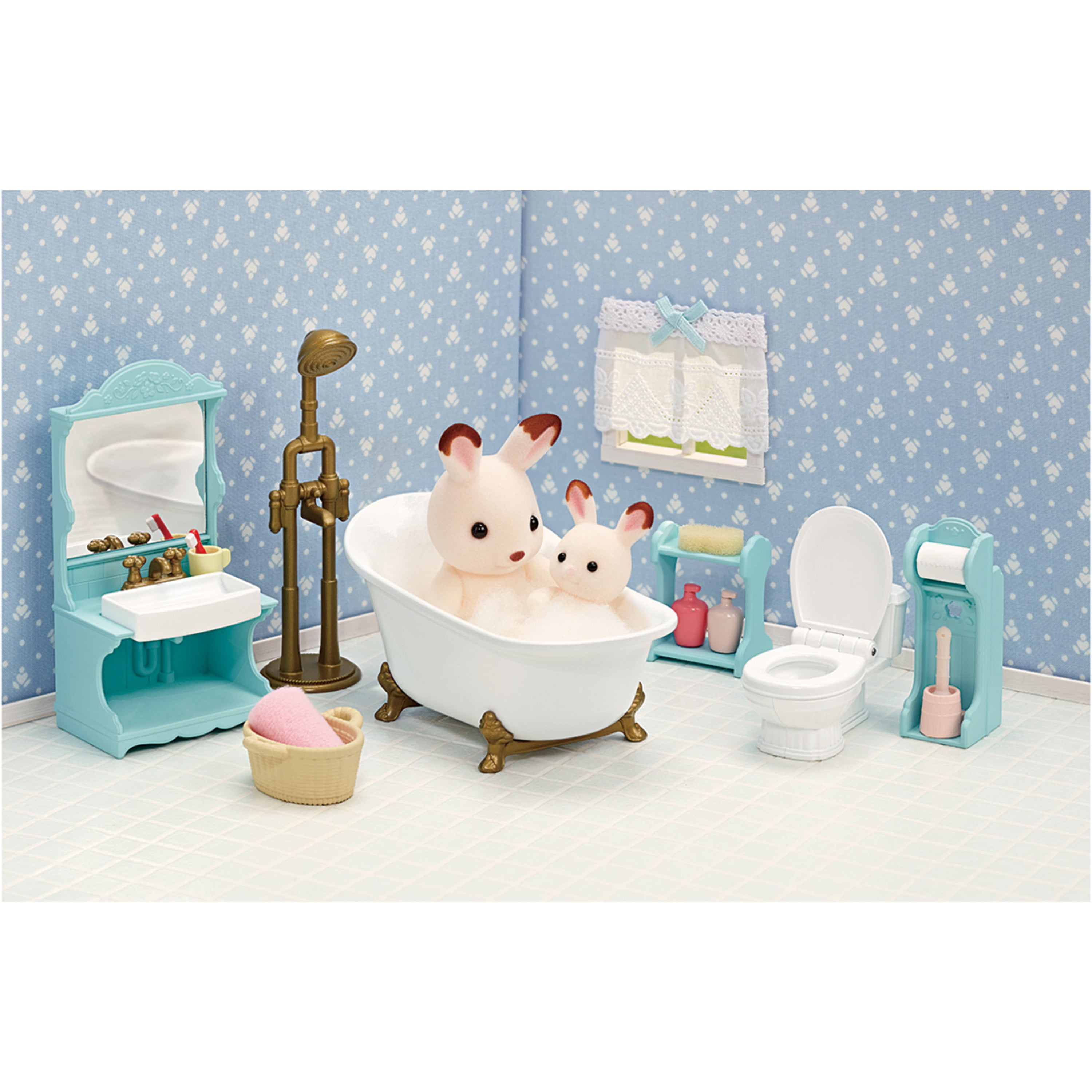 ya08392 Sylvanian Families/Calico Critters Bath Room set Se-151 