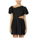 thumbnail image 1 of Vestido mini manga corta Fridja Moda Mujer Sexy Verano Digaonl Collar, 1 of 9