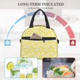 thumbnail image 4 of Easygdp Daisies Flowers Caja de Almuerzo para Mujeres y Hombres, Bolsa de Almuerzo Insulada, Bolsas Reutilizables Impermeables para Viajes, Trabajo y Picnics, 4 of 7