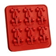 thumbnail image 6 of Large Ice Molds Silicone Tray Set Novelty Fun shaped for Cocktails Mocktails Drinks Party Favor(red), 6 of 6