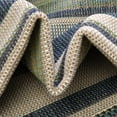 thumbnail image 4 of Unique Loom Baja Outdoor Collection Area Rug - Coronado (5' 3" Square Blue/Ivory), 4 of 7