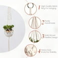 thumbnail image 3 of Macrame Plant Hangers Indoor Macrame Hanging Planters for Indoor Plants - 6 Pack Hanging Plant Holders Indoor Hanging, Macromay Plant Hangers for Indoor Plant Hanger, 3 of 9