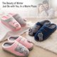 thumbnail image 4 of ZHAOCHENG ZapatillasMujerInviernoZapatillasHombreCálidoAnimalZapatillasFelpaCálidoCómodoZapatillasHogarMemoriaEspumaAntideslizanteInviernoZapatillasUnisexGR39-40EU, 4 of 5