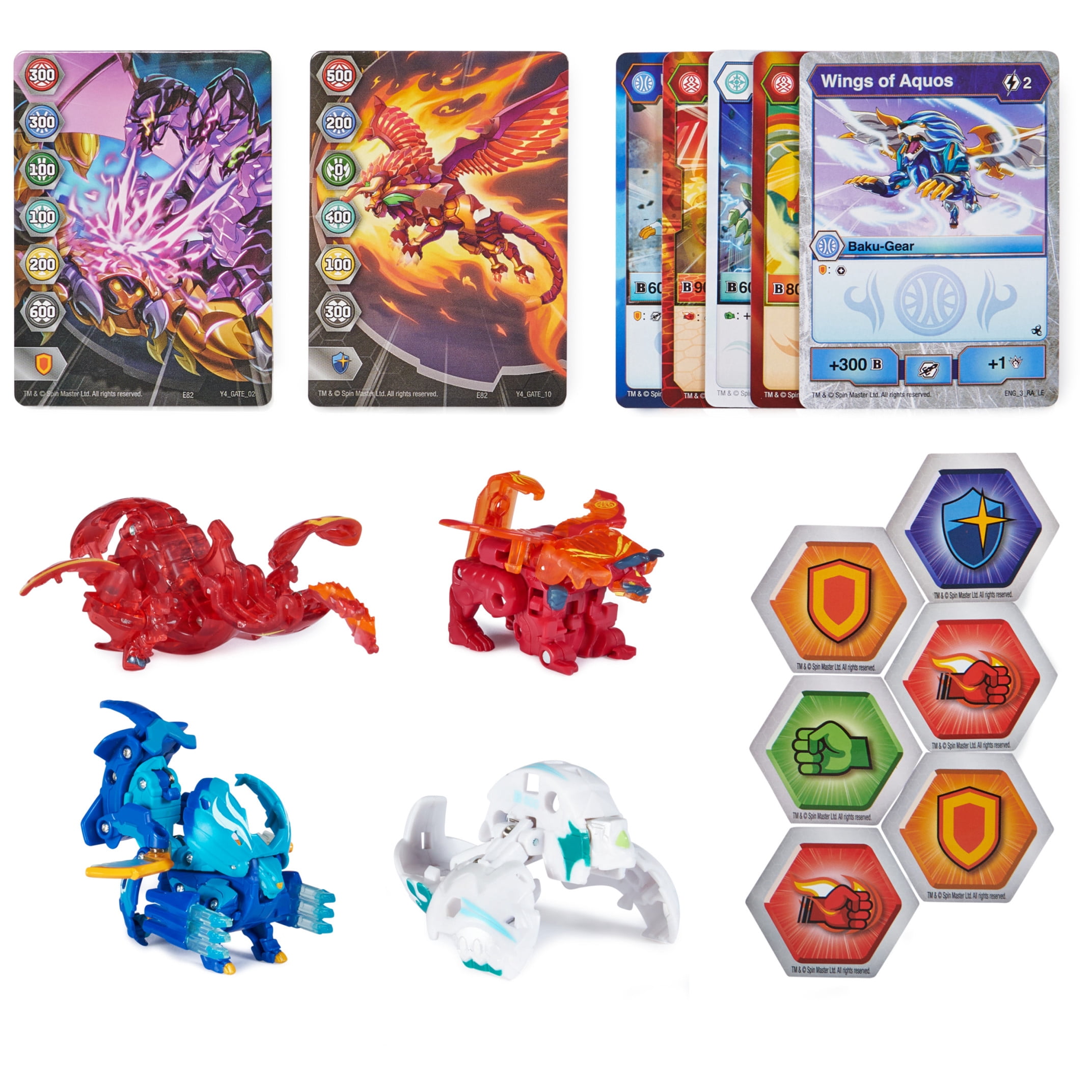 BAKUGAN LEGENDS COLLECTION Pack Bakugan, Talan Geogan, Pegatrix Nova