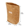 thumbnail image 2 of Raindrops 1Pcs Washable Paper Bag Degradable Material Insulated Lunch Box For Food Transport Picnic, 2 of 8