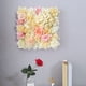 thumbnail image 1 of Panel de Flores de Seda Artificial, Hidrangea y Rosa Artificial, Fondo para Foto de Boda, Escenario para Celebraciones en Casa, Fondo de Escenario - Amarillo, 1 of 6