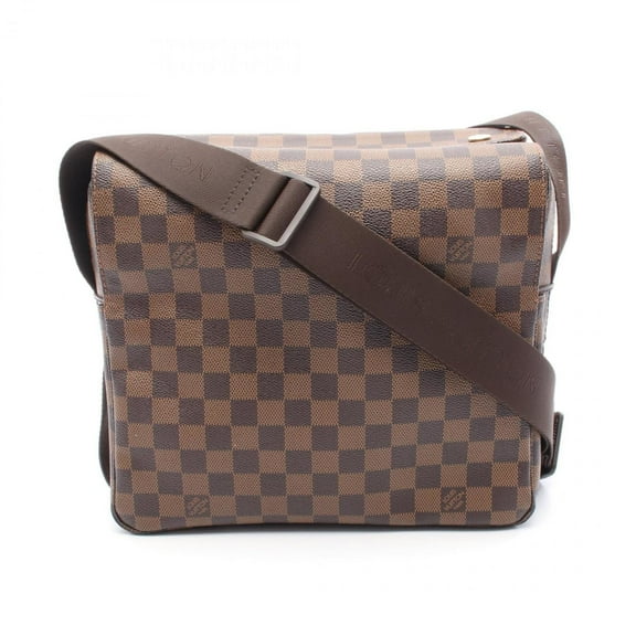 Pre-Owned Louis Vuitton Naviglio Shoulder Bag Coated Canvas Leather Damier Men's... (Good)