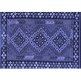 thumbnail image 1 of Ahgly Company Machine Washable Indoor Rectangle Southwestern Blue Country Area Rugs, 5' x 8', 1 of 4