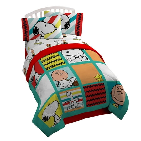 Peanuts Movie Best Friends Microfiber Twin/Full Reversible (Best Place To Shop For Comforters)