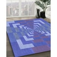 thumbnail image 3 of Ahgly Tapis Rectangulaire Lavable en Machine Intérieur Transitionnel Bleu Ciel, 2 Pieds x 5 Pieds, 3 of 7