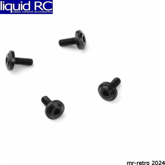 TEKNO RC LLC Shock Piston Retainer Screw 4pcs TKR1245 Elec Car/Truck Replacement Parts