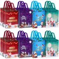 thumbnail image 1 of Bolsas de regalo de Navidad Fayayuan, paquete de 32 unidades, tamaño mediano, 1 of 7