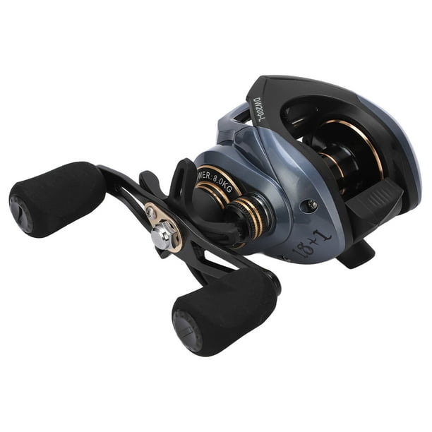 USB Rechargeable Carbon Fiber Baitcasting Reel 9+1BB Electric Fishing Reel  with Display High Speed 6.4: 1 Gear Ratio Magnetic Brake System Baitcaster  Reel For Right Hand 
