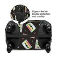 thumbnail image 4 of Daiia Colorful Retro Tape Luggage Cover, Thickened Washable Travel Luggage Covers, Elastic Unique Baggage Covers for 18-20 inch Luggage-Large, 4 of 9
