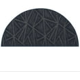thumbnail image 2 of Furnish My Place Geometrical Pattern Indoor/Outdoor Refine Navy Rug, Abstract Area Rug, Doorway Mat, Contemporary Rug for Living Room, Entryway, Made in USA, 18" x 36" Half Round - Set of 3, 2 of 5