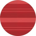 thumbnail image 1 of Ahgly Company Tapis Rond Lavable en Machine Intérieur Transitionnel Rouge, 6 Pieds Rond, 1 of 7