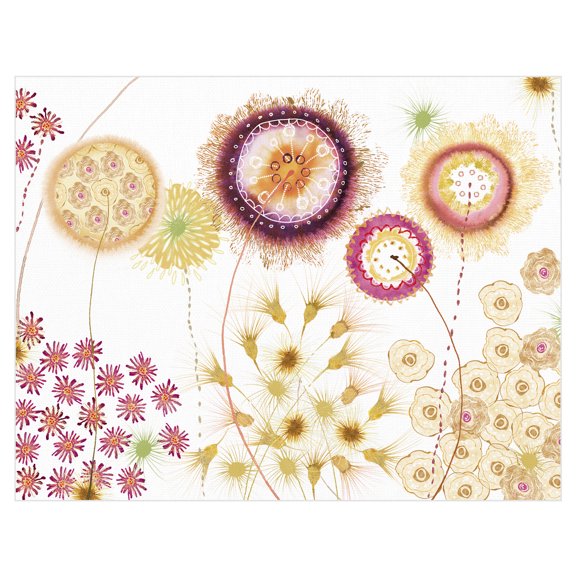 Floral Fantasy I by Ingrid Van Den Brand Canvas Art Print