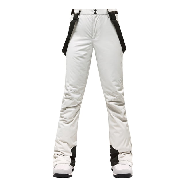 DondPO Pantalons de Neige pour Femmes, Pantalons de Ski pour Femmes, Pantalons de Ski Légers pour Femmes, Pantalons de Randonnée pour Femmes, Pantalons pour Femmes, Pantalons Blancs TG