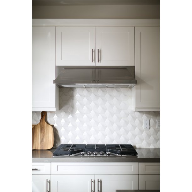 Hedron 4" x 5" Hexagon 3D Wall Tile in Matte White (3.88 SqFt/Ctn