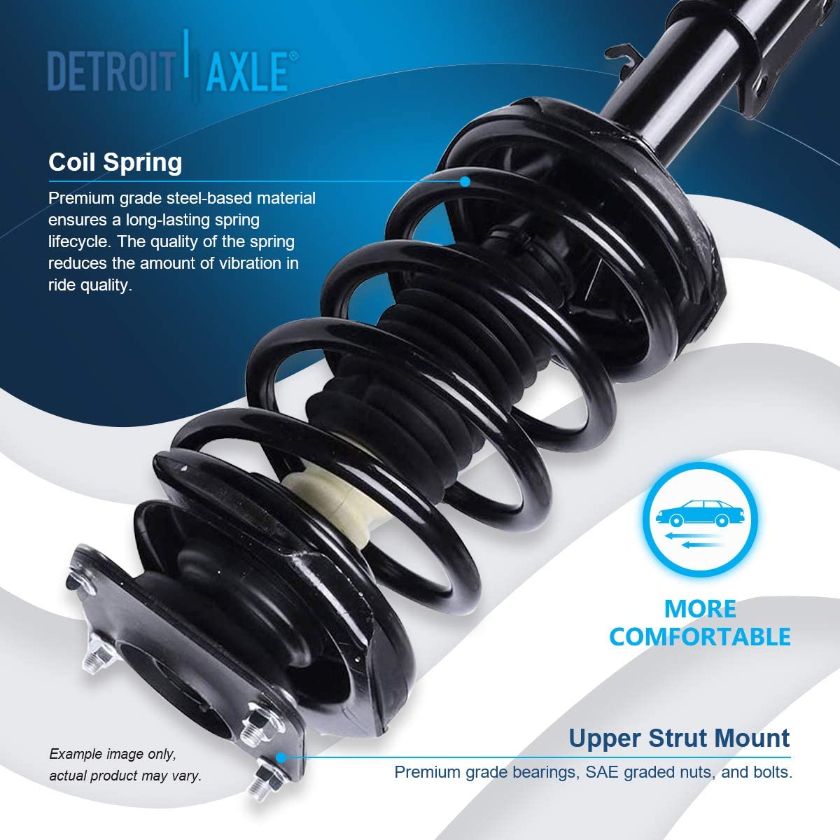 Complete Front Steering & Suspension Kit - 8 Piece Set For Chevy Malibu, Pontiac G6, Saturn Aura (2004-2012)