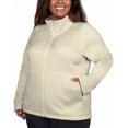 thumbnail image 4 of Kirkland Signature Women's Full Zip Fleece Jacket Cream L, 4 of 6