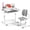 Gray, variant on COSVALVE Height Adjustable Kids Desk and Chair Set Ergonomic with Tilting Desktop,2-Tier Bookshelf,Drawer for Reading Writing Drawing(Pink)