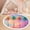 Color 1, variant on Washable Non Slip 4ft Round Rug, Day Read Book Floral Trendy Reading Book Lovers School Library Text Circle Area Rugs with Tassels Carpet for Nursery Bedroom Living Room Playroom Tent Rug