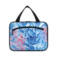 thumbnail image 2 of Travel Toiletry Bag with Metal Hook Large Capacity Cosmetic Bag Toiletry Bags for Travel, Gym, Camping Watercolor Kelp Pattern, 2 of 9