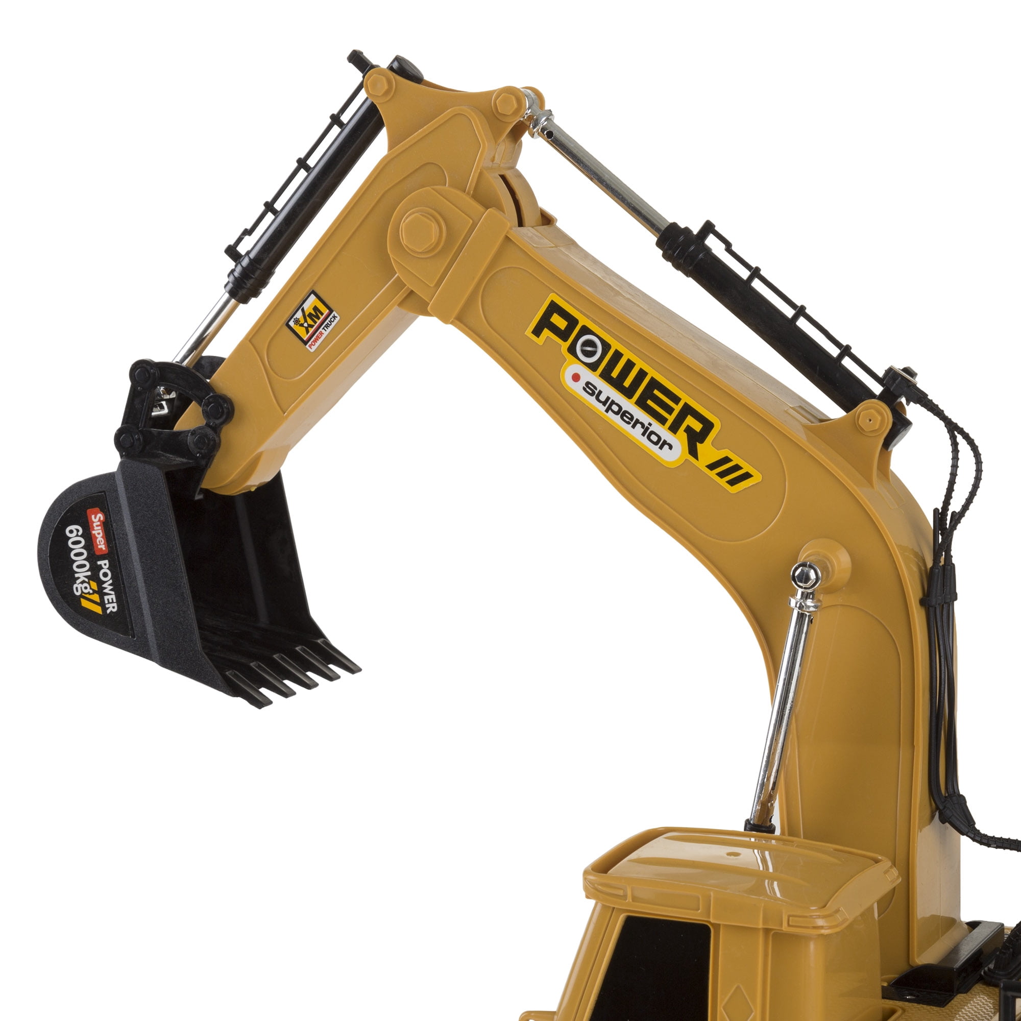 Hey Play Remote Control Excavator with Movable Claw - Construction Toy