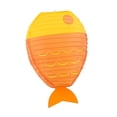thumbnail image 5 of Dualoai Fish Shaped Hanging Paper Lantern Cute Handmade Kids Room Decor for Festival Yellow, 5 of 9