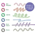 thumbnail image 3 of Crayola Signature Metallic Permanent Marker, Assorted Colors, Child, 6 Count, 3 of 9