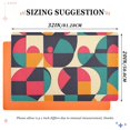 thumbnail image 6 of Yayeee Doormat for Indoor Entrance 32" x 20" Non Slippery Floor Rug, Retro Geometric, 6 of 8