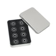 thumbnail image 3 of 16 rodamientos de doble hilera para patines de ruedas 608RS-9, repuestos de alta velocidad. Negro, 3 of 8