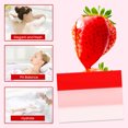 thumbnail image 5 of Bath Bar Soap, Face & Body Bar Soap, Strawberry Soap Bar Organics Bar Soap Wash Feminine Wash For Women Ph Balances Body Bath Soap Body Wash Strawberry Hand Made Feminine Soap, 5 of 9