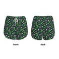 thumbnail image 5 of Lsque Dinosaur and Bone Printed Women's Running Shorts with Liner Pockets,Elastic Quick Dry Workout Athletic Gym Yoga Shorts,Womens High Waist Shorts-Small, 5 of 9