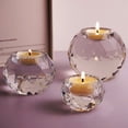thumbnail image 3 of Candelabro de cristal Simple moderno pequeño candelabro decorativo decoración de mesa, 3 of 5