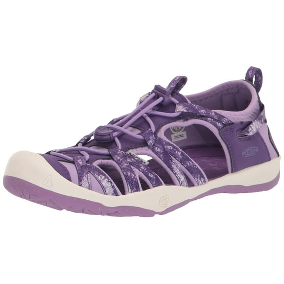 KEEN Moxie Closed Toe Casual Sandal, Multi/English Lavender, 2 US Unisex Big Kid